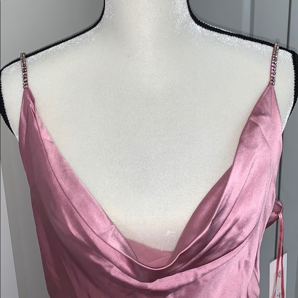 Rickie Feeeman TERI JON silk elegant dress gown 14 - Picture 5 of 7